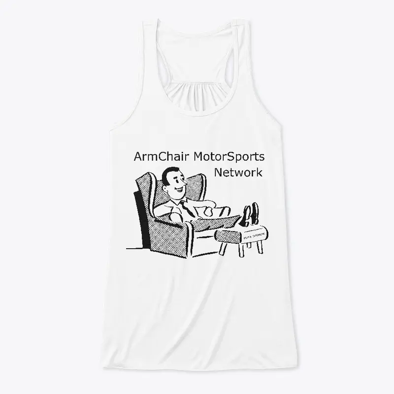 Women's Flowy Tank Top (logo black)